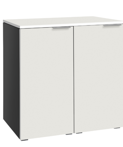 Commode Portina Hasena Anthracite / Blanc