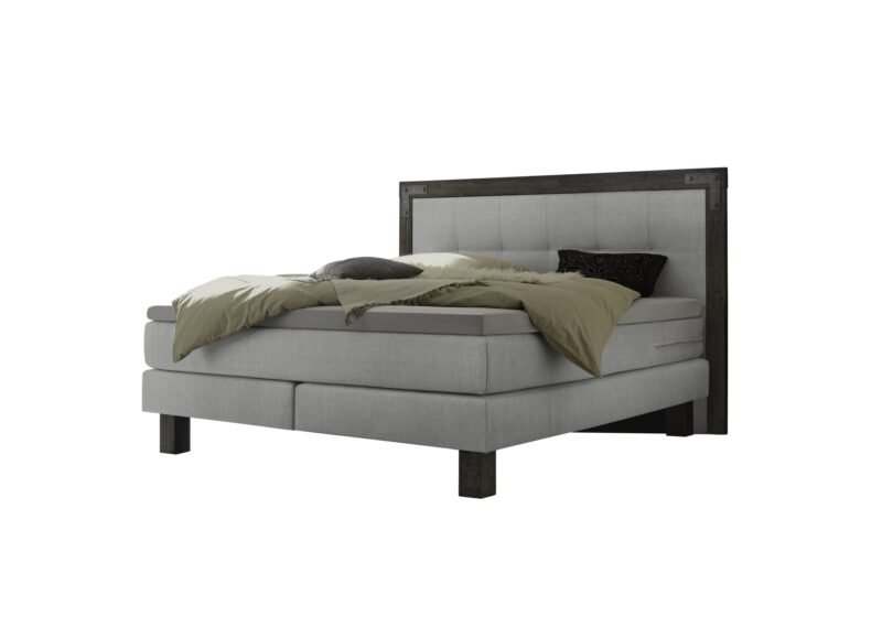 Boxspring bett Memphis Hasena 140 Grau