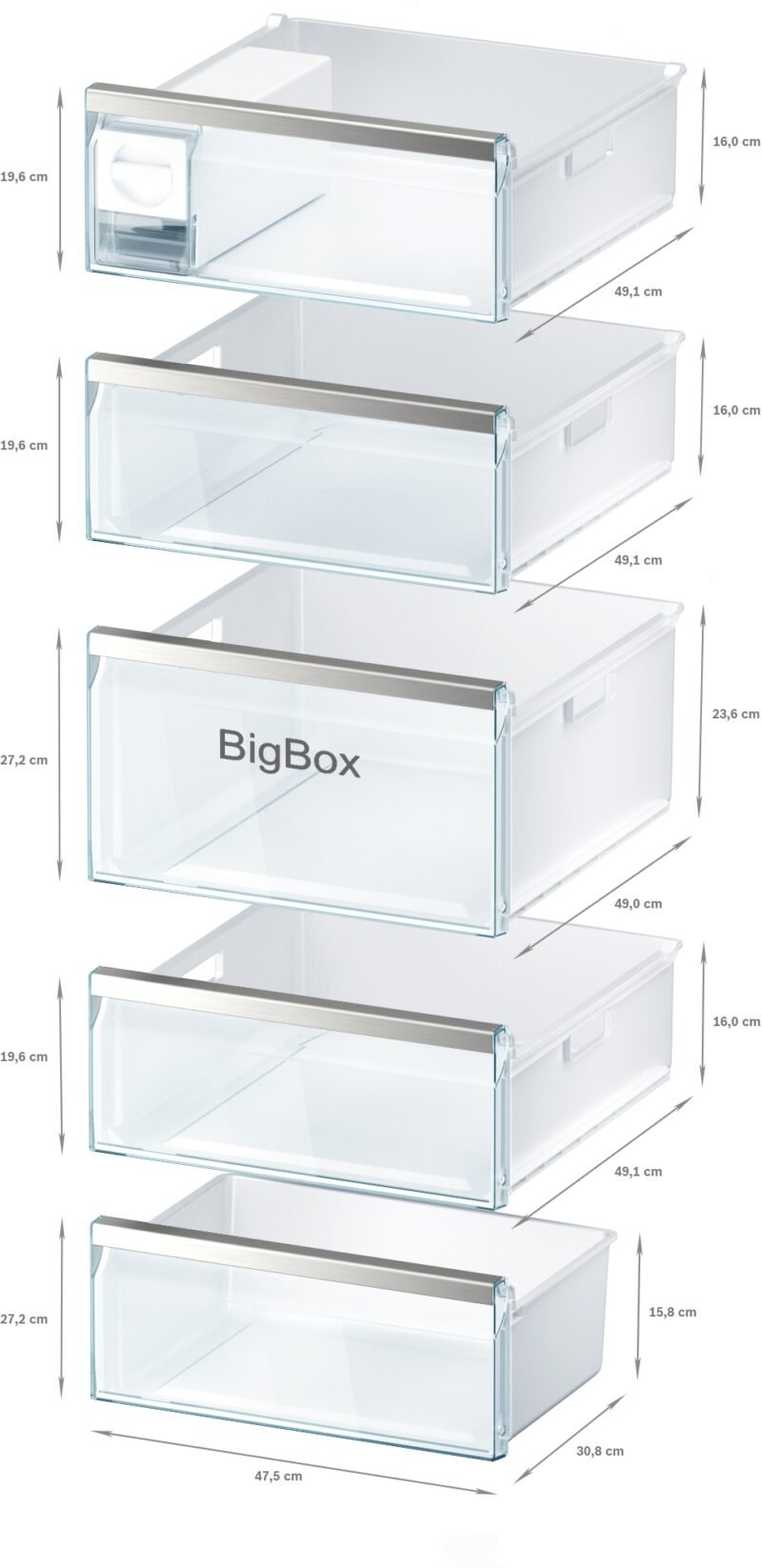 Gefrierschrank freistehend (Serie 6) Bosch GSN54AWDPH - Bild 6