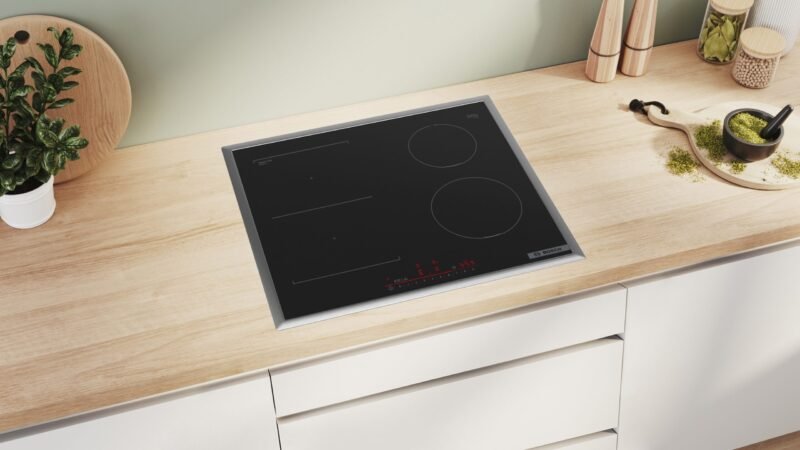 Table de cuisson à induction, 60 cm, Noir, avec cadre, PVS645HB1E – Image 4