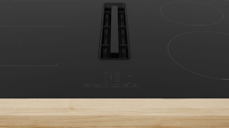 Table de cuisson induction avec hotte aspirante intégrée, 80 cm, à fleur de plan, PVS801B16E – Image 3