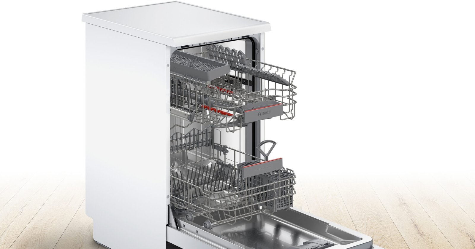 Lave-vaisselle Pose libre Bosch (Série 4) Blanc SPS4HKW49E – Image 3