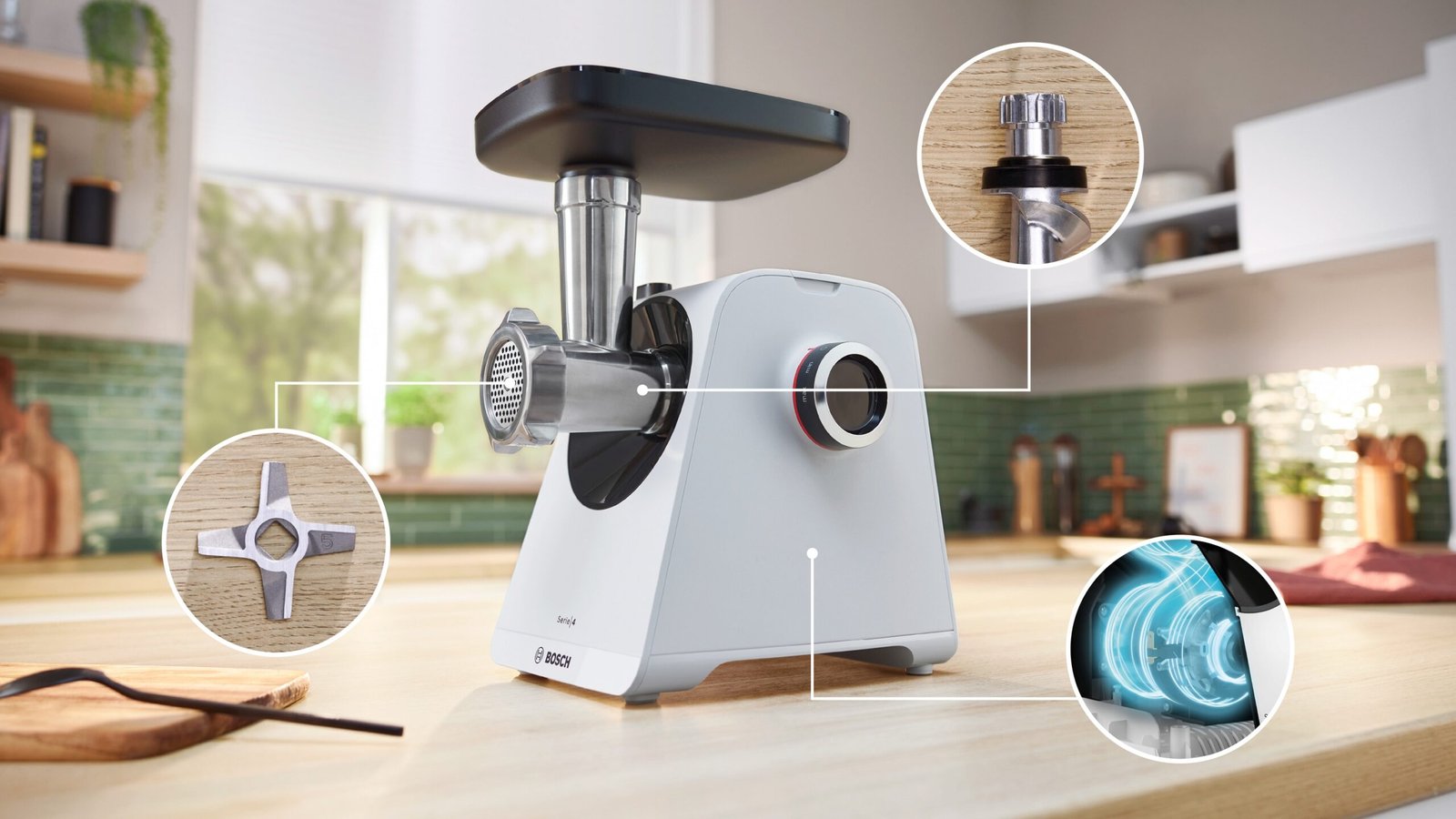 Fleischwolf Bosch Weiß MFWS420W