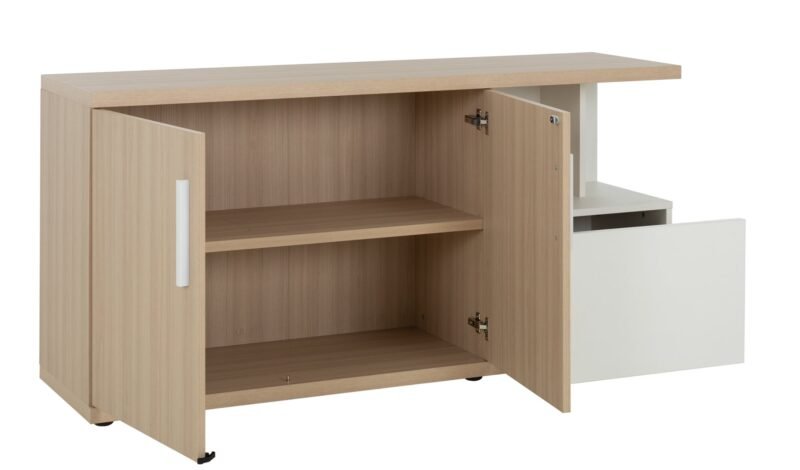 Sideboard V1 45x160 - Eiche strukturiert -  GAUTIER OFFICE - Bild 3