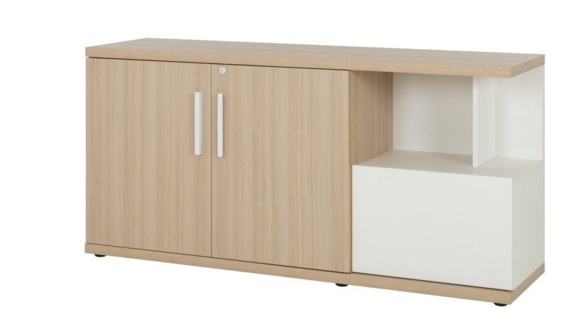 Sideboard V1 45x160 - Eiche strukturiert -  GAUTIER OFFICE - Bild 4