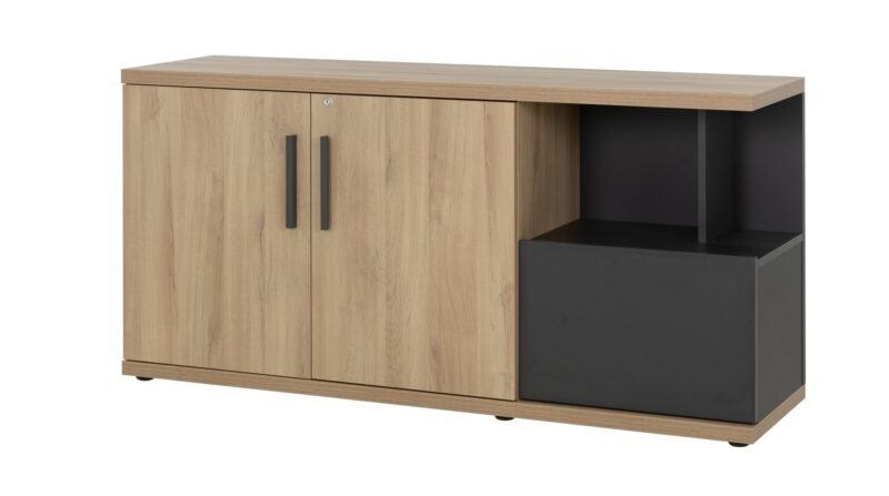 Sideboard 45x160 - Eichen des hains GAUTIER OFFICE - Bild 4