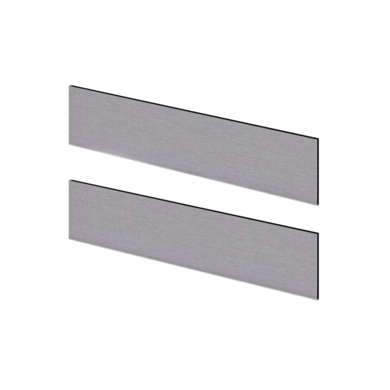 Kit 2 plinthes de protection aluminium