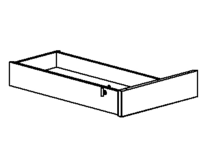 Option schublade 55/35x79 - Eiche strukturiert -  GAUTIER OFFICE - Bild 2