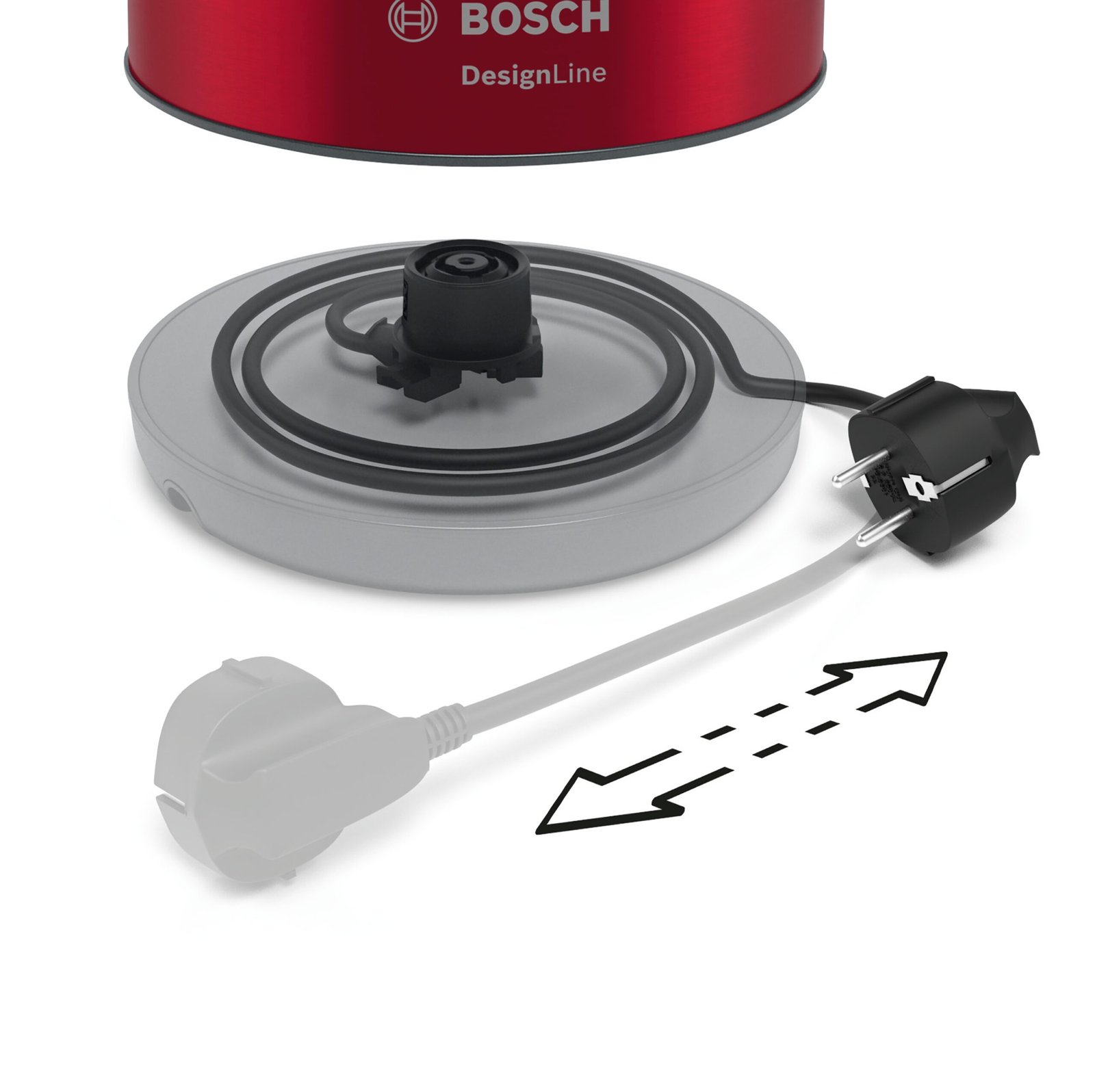 Wasserkocher Bosch Rot TWK4P434 – Bild 8