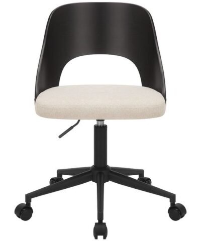 AC Design Chaise de bureau Lucy, Noir / Blanc 2