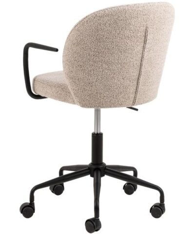 AC Design Bürostuhl Patricia, mit Polsterrücken und Armlehnen, Beige 1