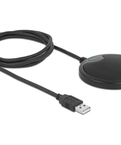 Delock Microphone à condensateur USB, pour les conférences, omnidirectionnel 4