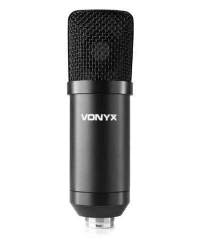 Vonyx Microphone à condensateur CMS300B Studio-Set Noir 3