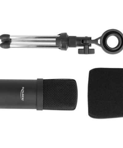 Delock Microphone à condensateur USB professionnel avec Support de table 3