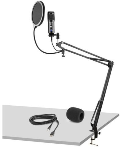 Vonyx Microphone à condensateur CMS320B 10