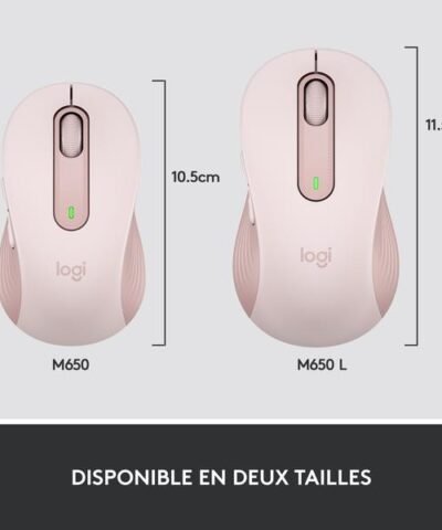 Logitech Souris Signature M650 Rose 7