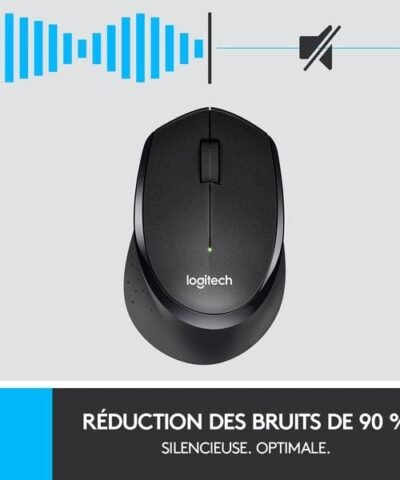 Logitech Souris M330 Silent Plus noir 8