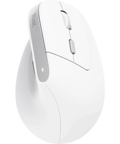 Trust Souris ergonomique Bayo II Blanc 1