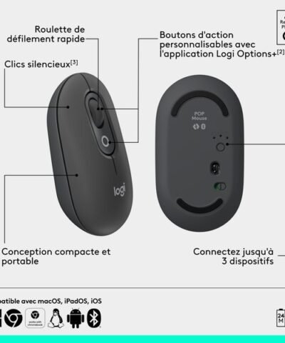 Logitech POP Mouse Graphite 6