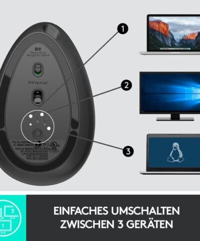 Logitech Ergonomische Maus MX Vertical 8