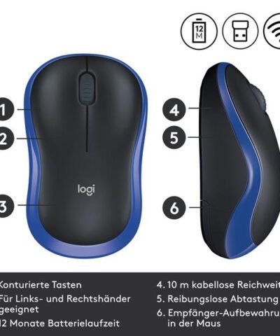 Logitech Maus M185 Wireless 2