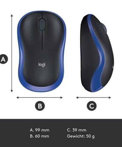 Logitech Maus M185 Wireless 7