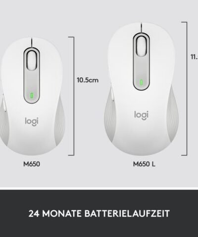 Logitech Maus Signature M650 for Business Weiss 7