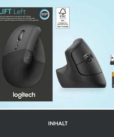 Logitech Ergonomische Maus Lift Left Graphite 7