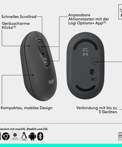 Logitech POP Mouse Graphite 6