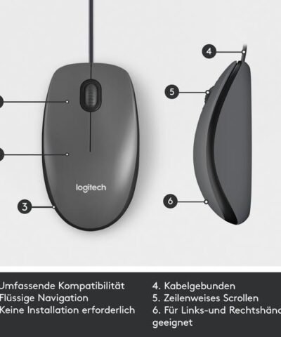 Logitech Maus M100 Optical 5