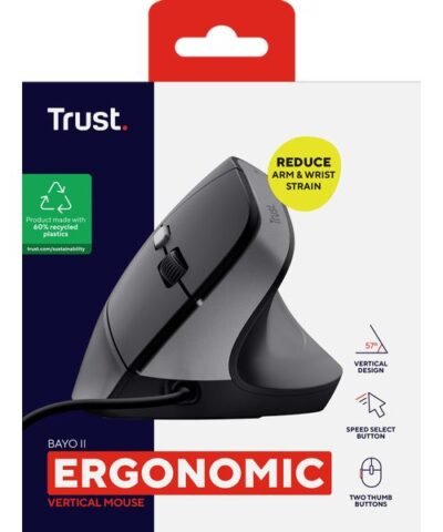 Trust Ergonomische Maus Bayo II Wired 7