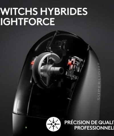 Logitech Souris de gaming Pro X Superlight 2 Lightspeed Noir 3