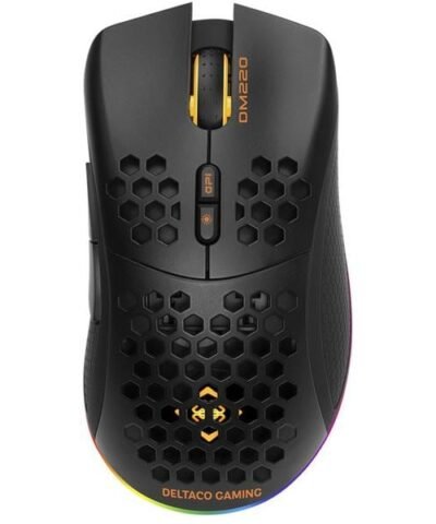 DELTACO Souris de gaming DM220 RGB Blanc 1