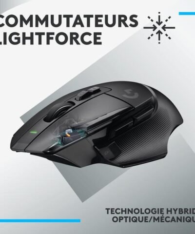 Logitech Souris de gaming G502 X Lightspeed Noir 1