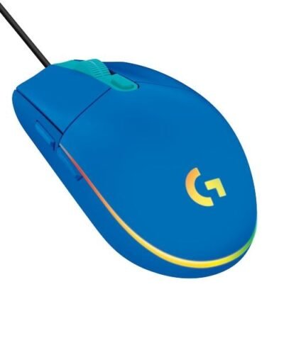 Logitech Souris de gaming G203 Lightsync Bleu