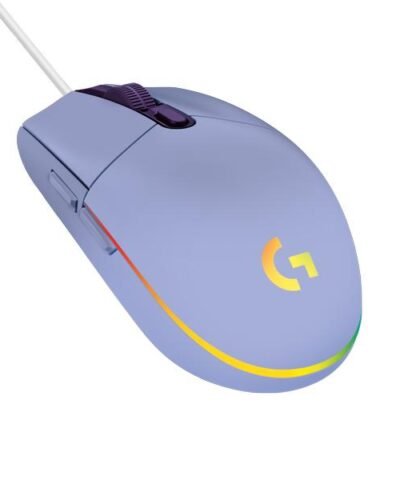 Logitech Souris de gaming G203 Lightsync Violet