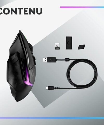 Logitech Souris de gaming G502 X Plus Noir 8