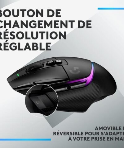 Logitech Souris de gaming G502 X Plus Noir 5