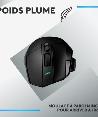 Logitech Souris de gaming G502 X Plus Noir 7