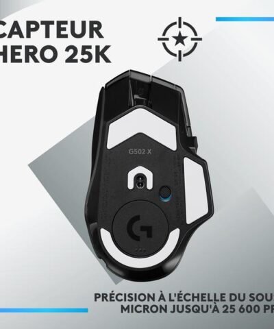 Logitech Souris de gaming G502 X Plus Noir 3