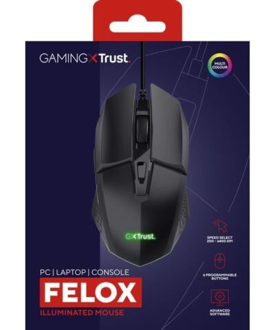 Trust Souris de gaming GXT109 Felox Noir 6