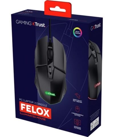 Trust Souris de gaming GXT109 Felox Noir 5