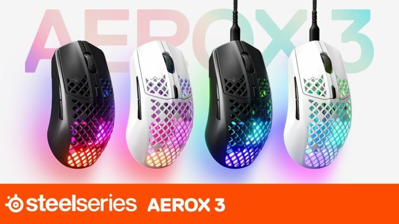 Steel Series Souris de gaming Aerox 3 Blanc