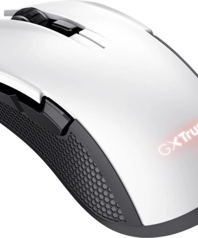 Trust Souris de gaming GXT923 Ybar Blanc 1