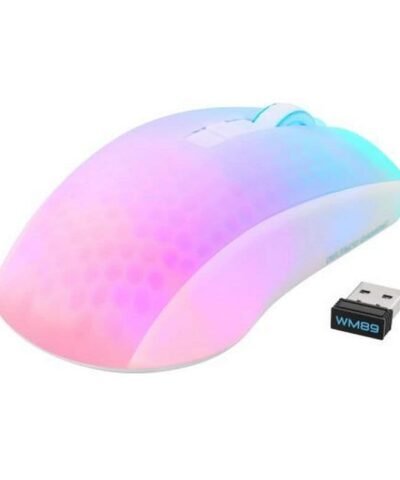 DELTACO Souris de gaming GAM-145-W Blanc/Trasparent 7