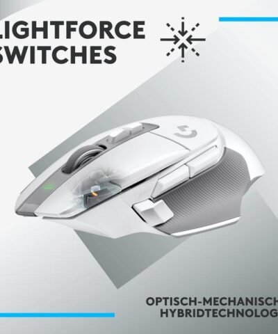 Logitech Gaming-Maus G502 X Lightspeed Weiss 1