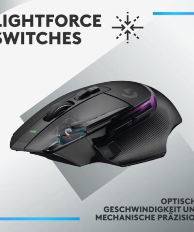 Logitech Gaming-Maus G502 X Plus Schwarz 1