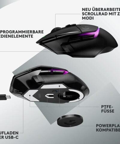 Logitech Gaming-Maus G502 X Plus Schwarz 6