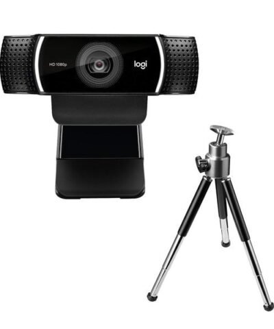 Logitech Webcam C922 Pro Stream , avec trépied, Full-HD 1080p, USB 1