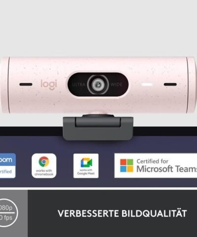 Logitech Webcam Brio 500 Rosa 1